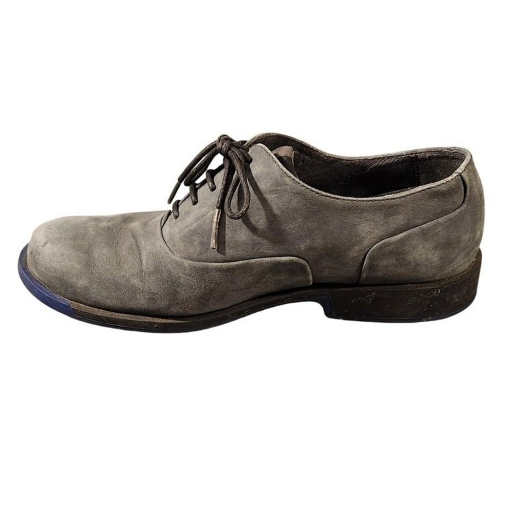 Camper Shoes Womens Size 9 Gray Suede Lace Up Oxford Casual Comfort Low Heel